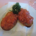 アントニオ - 刻みトマトのブルスケッタ