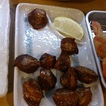 大阪新世界 串かつ さじろう - 砂肝素揚げ