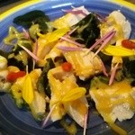 さけやしろ - 蒸し鶏の酢味噌和え