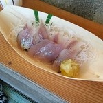 矢沢のヤナ - 鮎刺身（２匹分）１０００円