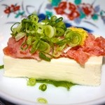 和食処 車や - ネギトロ豆腐 アップ