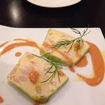 ブラッスリー ソレイユ - エビのテリーヌ