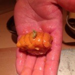 鮨 さかい - 2015　12月　雲丹の食べ比べ　北海道　甘くトロリ