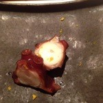 鮨 さかい - 2015　12月　タコの柔らかく煮た皿