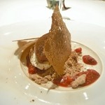 エメ・ヴィベール - Vacherin glace aux fruits rouge sorbet chocolat champagne