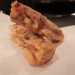 てんぷらこざき - こちらは、穴子が苦手なので変更してもらった、ごぼう。