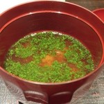 神保町 傳 - ２杯目の味噌汁