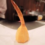 てんぷらこざき - 7品目はくわい。
      