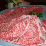 Nabetatsu - 扇型に並べられたお肉