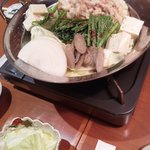 とり鍋と、つくねと、お豆富と。雷門 - 