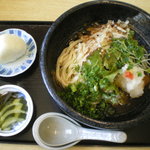 Josuian - 冷やしおろしうどん　577円　おにぎり　84円