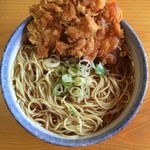 長命うどん - 中華そば＋かき揚げ