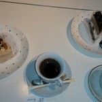 Ishi Mura - 秋のケーキとショコラケーキ、コーヒー付き