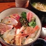 和彩弥 嶋川 - H.27.8.26.昼 海鮮丼膳 1,000円