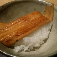 千翠 - 土鍋ご飯に炭火で焼いた穴子。メチャクチャ旨いです♪