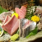 梅月 - 刺身盛合せ(中)