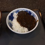 文殊 - 定食のカレー。