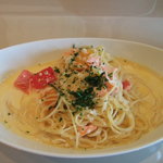 トゥー・ザ・スプーン - サーモンとかぼちゃとトマトのクリームソース 大盛