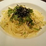 Cafe de Fariniere - 鳥と枝豆の味噌クリームパスタ