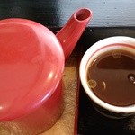 板そば 仁や - 汁と蕎麦湯