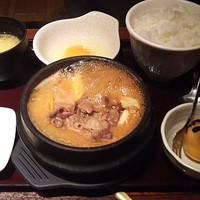 神戸牛炭火焼肉 いく田 代々木 - 和牛すき焼き定食
