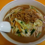 龍の髯 - 恒例の冬季限定「味噌ラーメン」¥900 しゃきしゃき野菜たっぷり♪