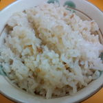 龍の髯 - 半ライス¥100 スープで炊いてます♪