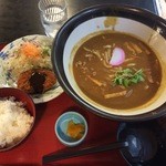 Resutoran Unsui - ばりうまカレー玄うどん定食1009円税込