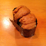 新ばし しみづ - 本日の海胆は蝦夷馬糞。