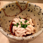 新ばし しみづ - 真鱈白子。良い具合に継いでますね〜。