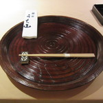 銀座うち山 - テーブルセッティング