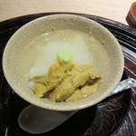 銀座うち山 - 髭鱈のかぶら蒸し　〇