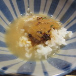 銀座うち山 - 鯛茶漬け　煎茶少な目