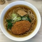 うどんのいなや - コロッケそば