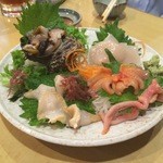 大漁船 - 貝類刺盛(850円)