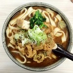 うどんのいなや - みそジャンボ＋かき揚げ
