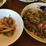 満月 - 牛肉のオイスターソース炒め