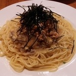 イタリアンカジュアルダイニング何駄感駄 - ボンゴレ納豆スパゲッティ