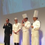 ごだん 宮ざわ - 司会の田崎真也さん、宮澤さん、脇屋さん、鎌田総料理長