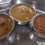 アーンドラ・ダイニング - (new)・2015.12 4回目：○マトンナス(辛口)、◎カダイチキン(中辛)、◎ラジマ豆(甘口)