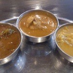 アーンドラ・ダイニング - (new)・2015.12 2回目：○マトンとピーマン(辛口)、◎アチャールチキン(中辛)、○アルゴビ(甘口)