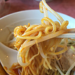 四川 - 汁なし担々麺:タレとこの麺が合うのです。美味しい( ´ ▽ ` )ﾉ