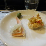 山猫軒 - タスマニアサーモンのマリネとオマール