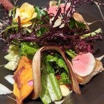 神保町 傳 - 畑野菜 ロマネスコ チコリ
      