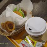 テリヤキバーガーオニオンリングセット