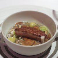 フランス料理 壺中天 - フォアグラのポアレ