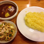 タージマハール - スタミナ大掛にサブジトッピングのパターン