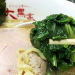 Daikokuya - 茹で加減抜群のホウレンソウ