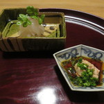 松川 - カワハギ 肝醤油で1