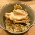 うを徳 - トラフグ白子焼きのミニ丼